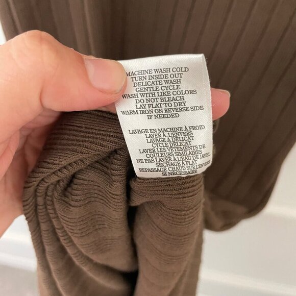 Z SUPPLY Women's Raewyn Dress Dark Chocolate Brown Size S - Picture 4 of 9